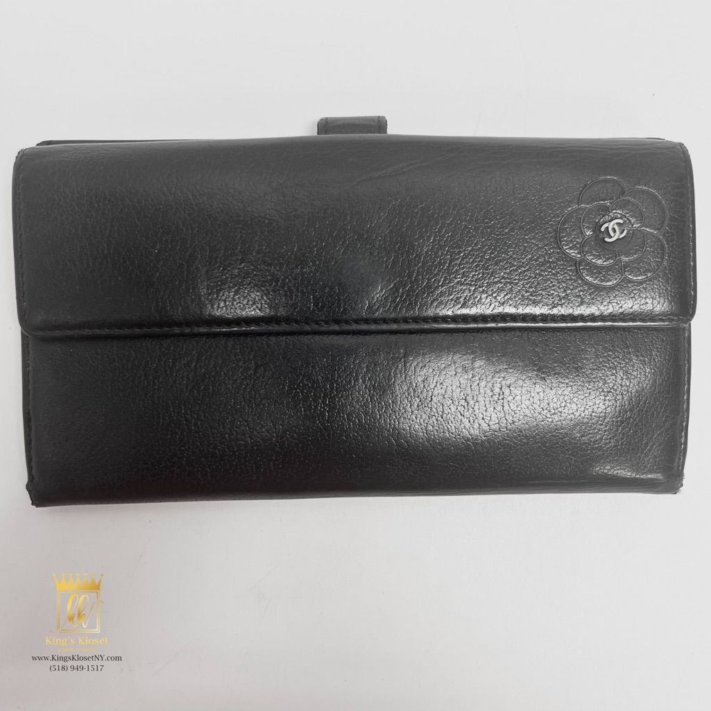 Chanel Camellia Long Wallet